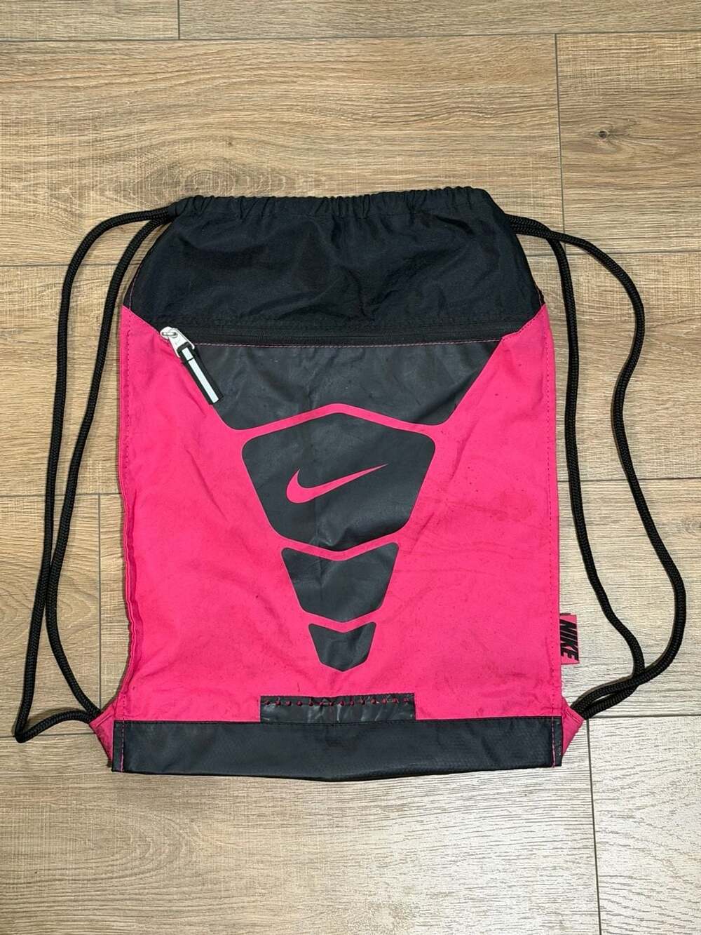 Nike Vapor Gym Sack Drawstring Bag - Pink and Black